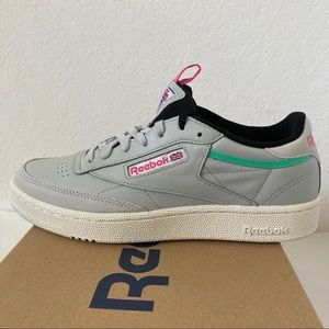 NWT Men’s Reebok Club C85 Rad Gray Sz 8